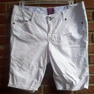 Torrid White Denim Shorts